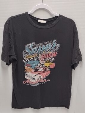 Black 'Super Show' Graphic Short-Sleeve Tee - Classic Trucks